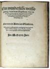 SACHS, HANS.   Ein wunderliche weissagung, von dem Bapstum, wie es yhm bis an das ende der welt gehen sol.  1527